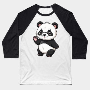 Kawaii Cute Panda Baseball T-Shirt